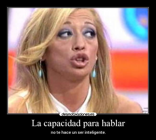La capacidad para hablar -