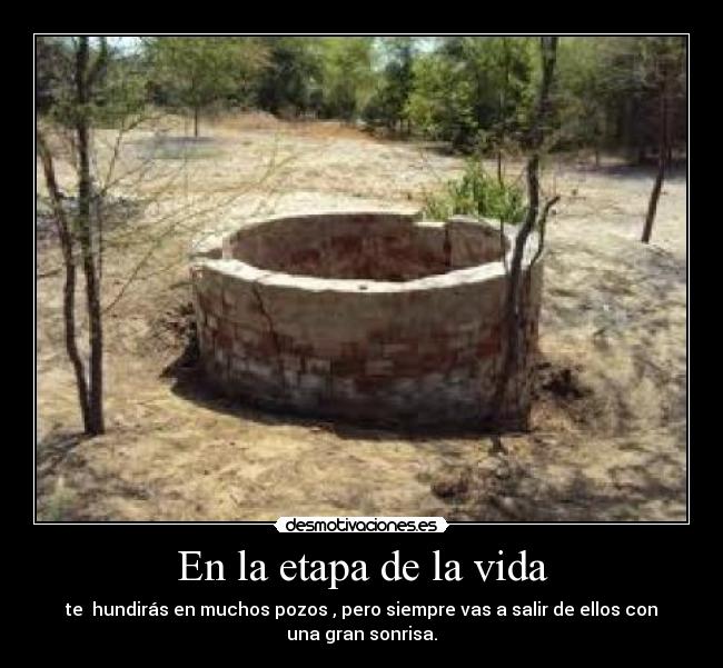 En la etapa de la vida -