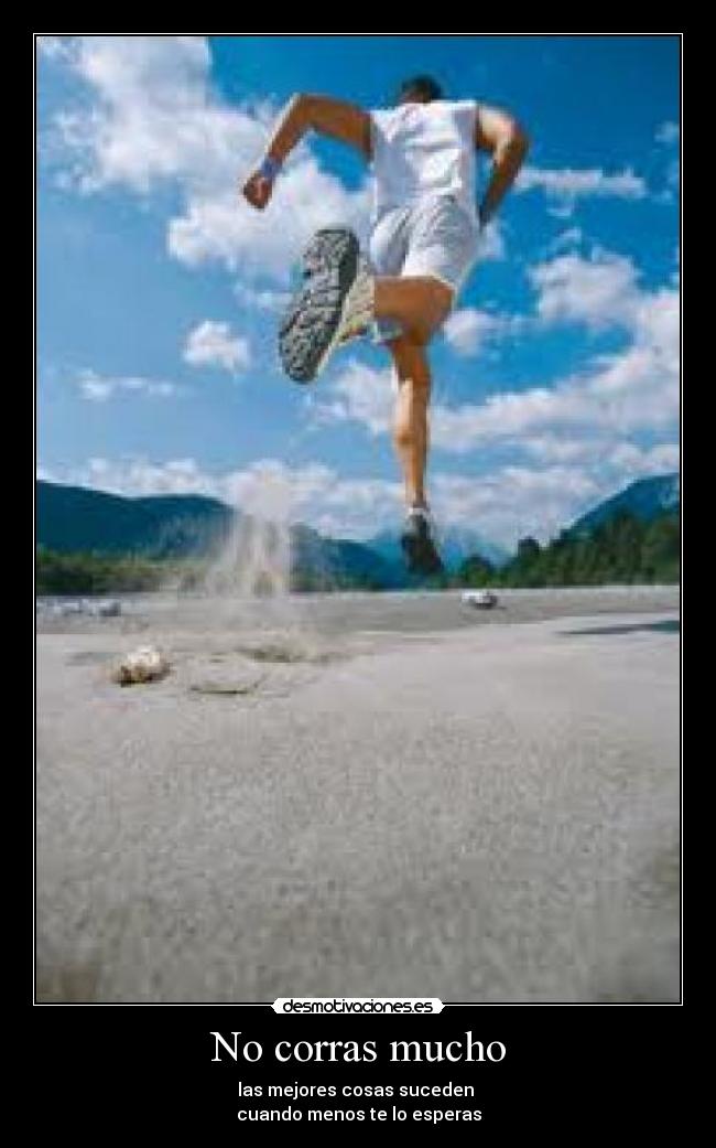 carteles correr desmotivaciones