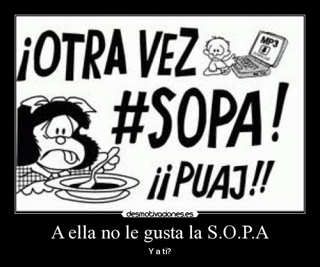 carteles sopa desmotivaciones