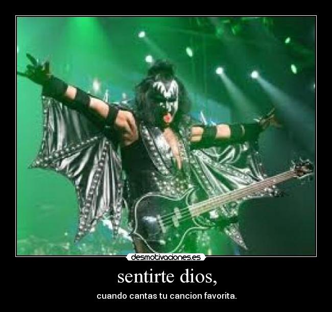 sentirte dios, -