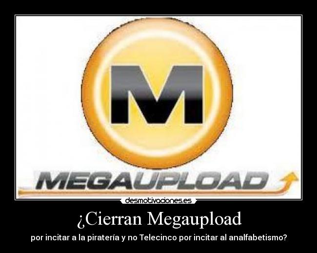 ¿Cierran Megaupload - 