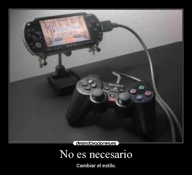 No es necesario -