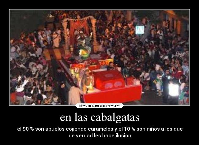 carteles cabalgatas desmotivaciones