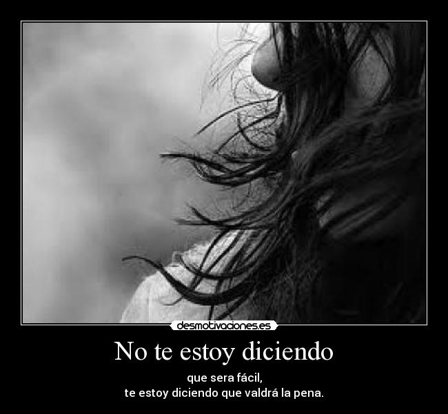 No te estoy diciendo -