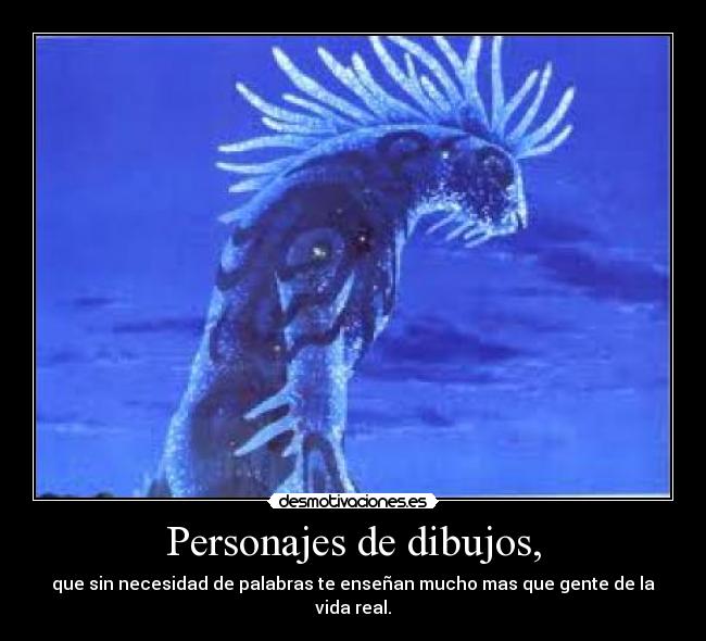 Personajes de dibujos, -