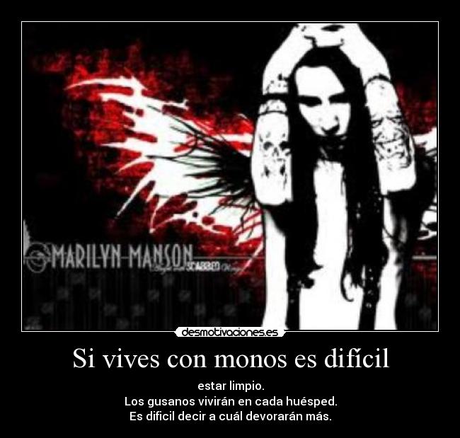 carteles clanputipony missdesmotivaciones marilyn manson desmotivaciones