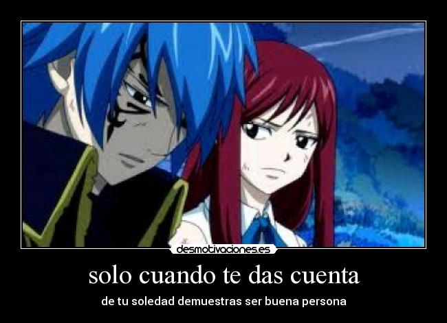 carteles marilovesyou fairy tail erza jellal desmotivaciones