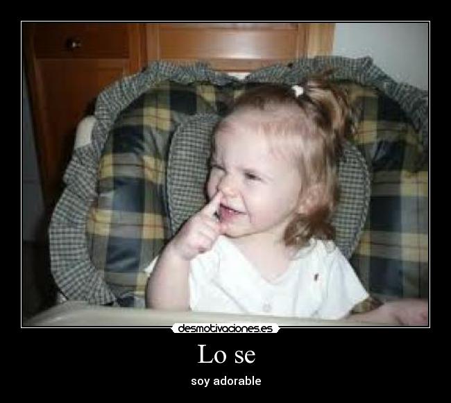 Lo se -