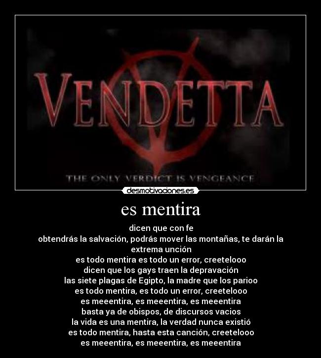 es mentira - 
