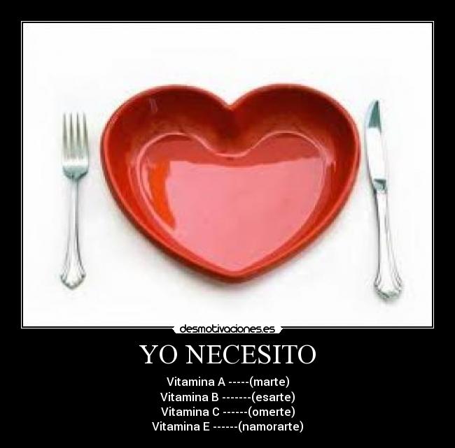 YO NECESITO -