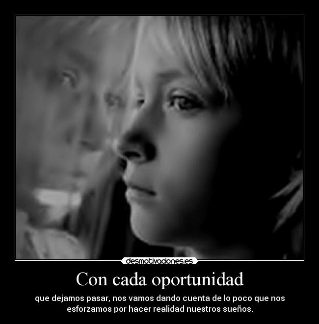 Con cada oportunidad -