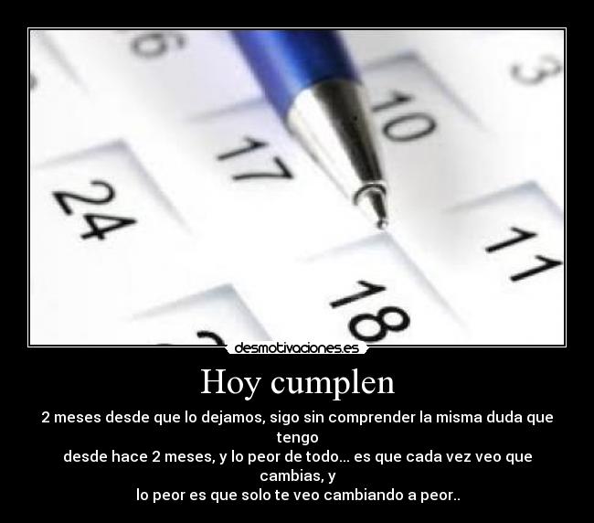 Hoy cumplen - 