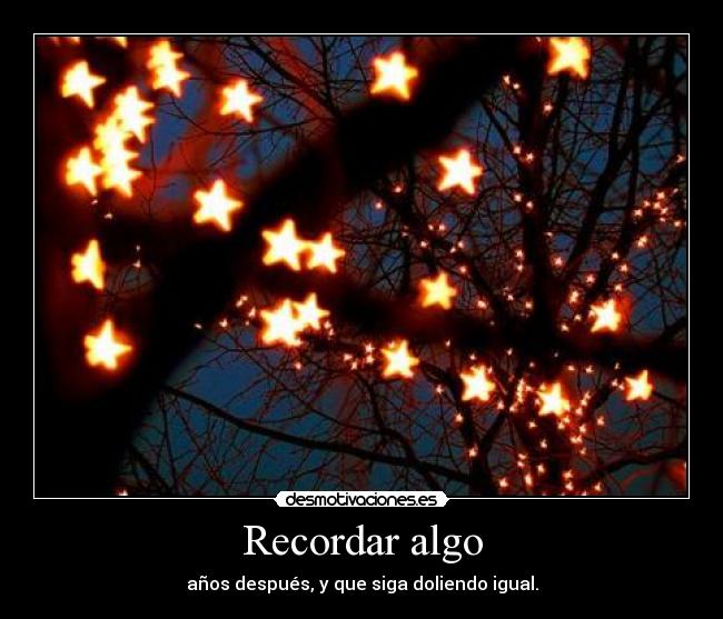 Recordar algo - 