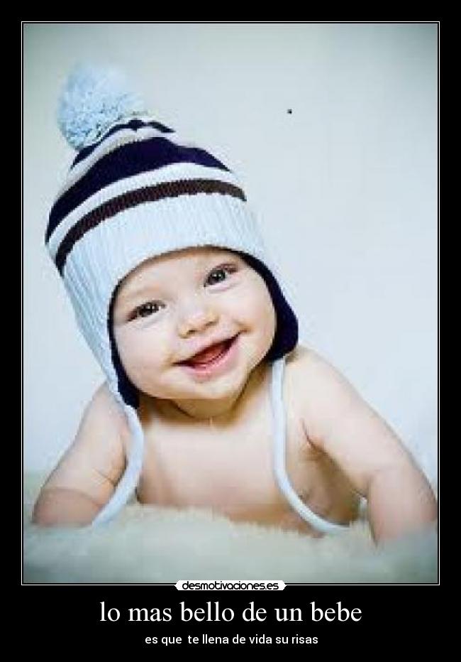 lo mas bello de un bebe -