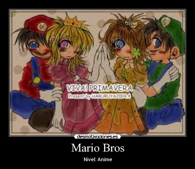 Mario Bros - Nivel: Anime