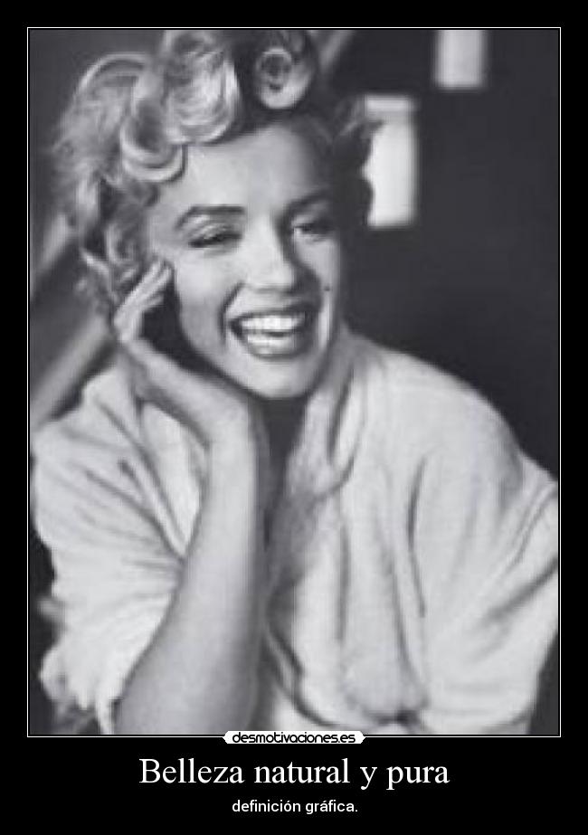 Belleza natural y pura - definición gráfica.