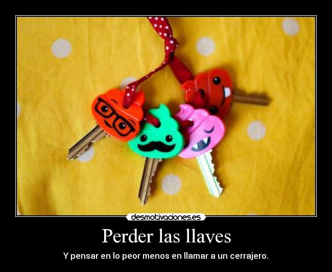 Perder las llaves - 