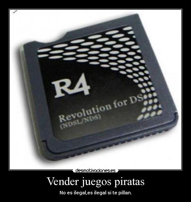 Vender juegos piratas -