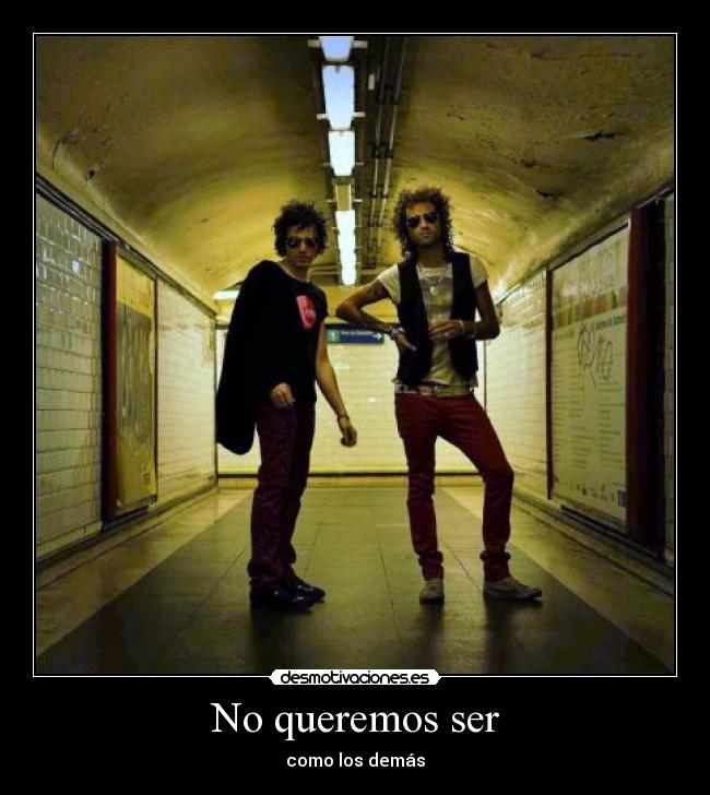 No queremos ser -