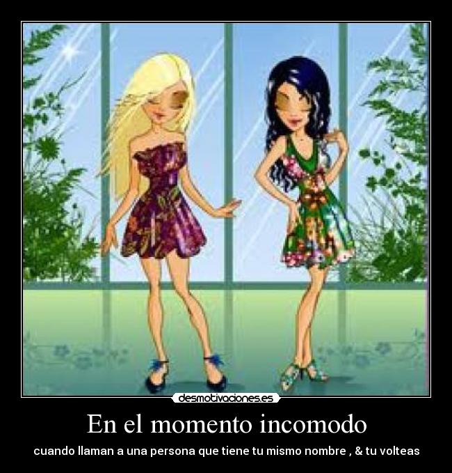 En el momento incomodo -