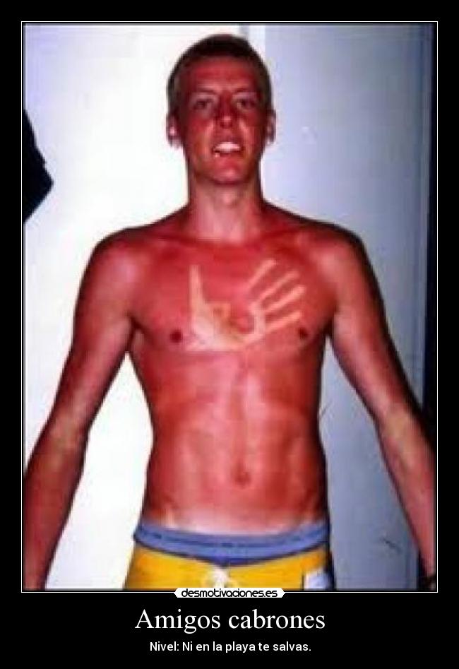 Amigos cabrones - Nivel: Ni en la playa te salvas.