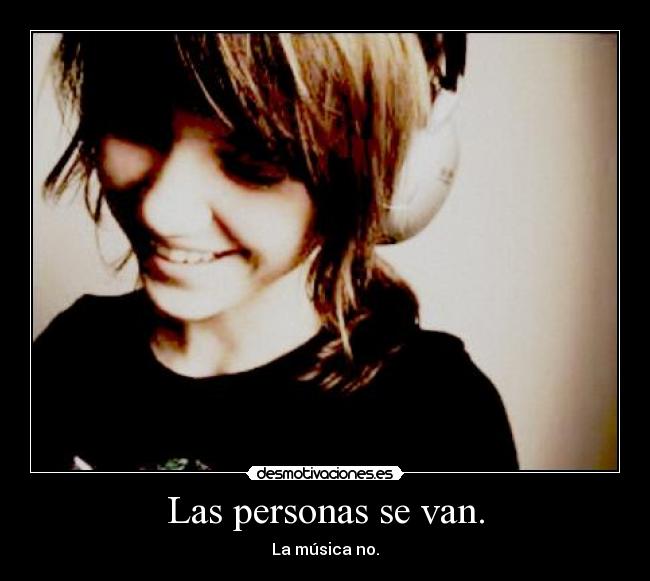 Las personas se van. - 