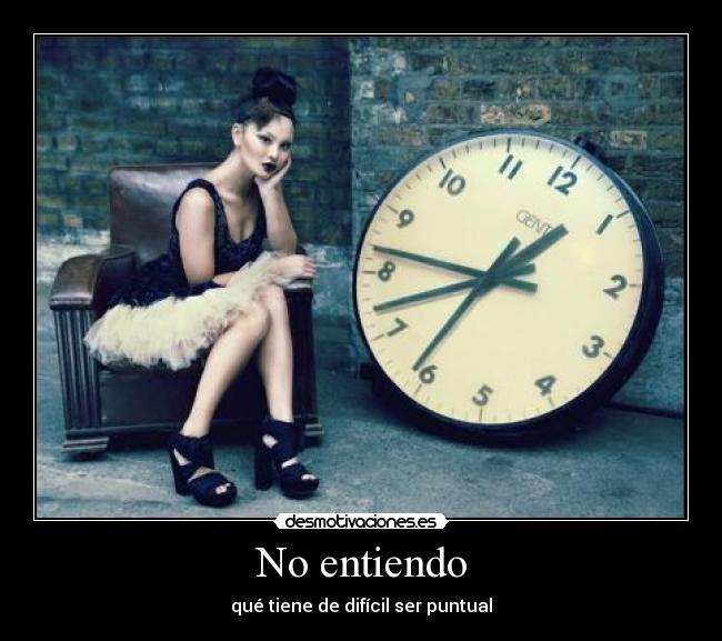 No entiendo - 