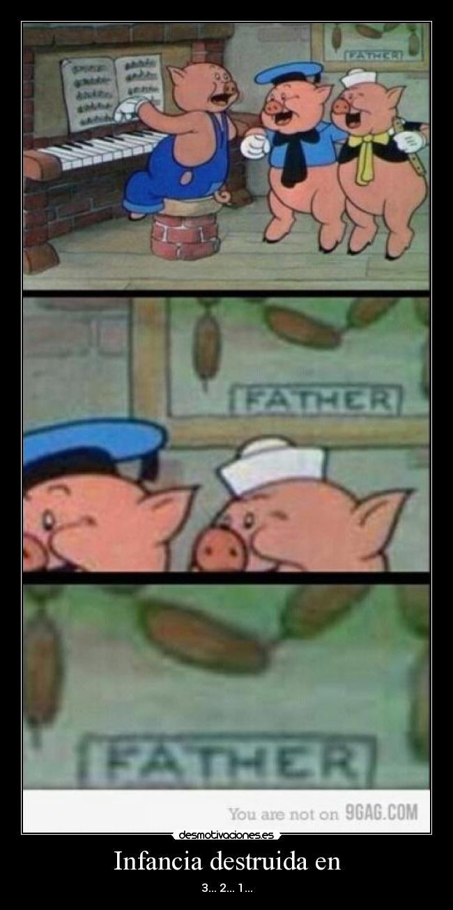 Infancia destruida en -