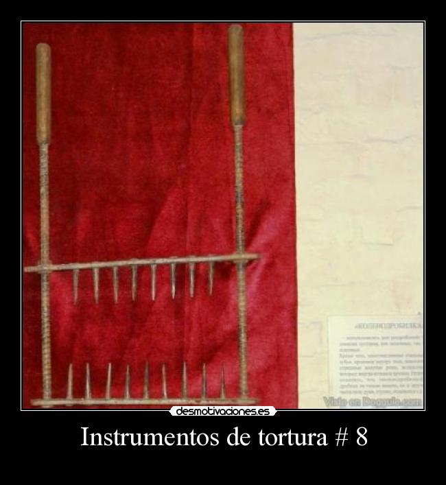 Instrumentos de tortura # 8 - 