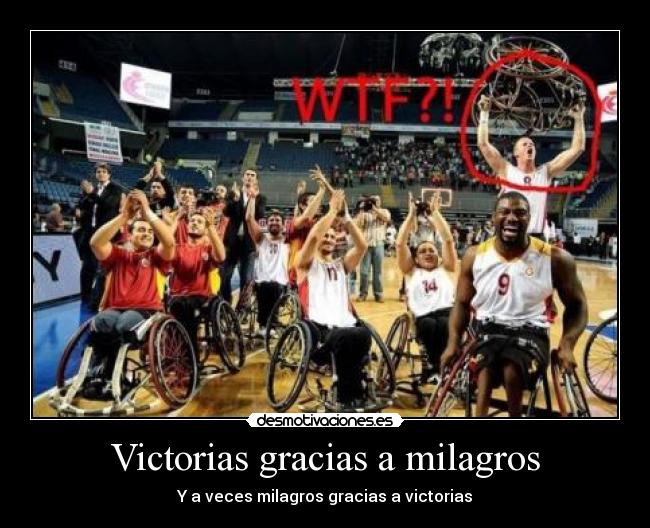 carteles gracias milagros victorias aveces invalidos deporte desmotivaciones