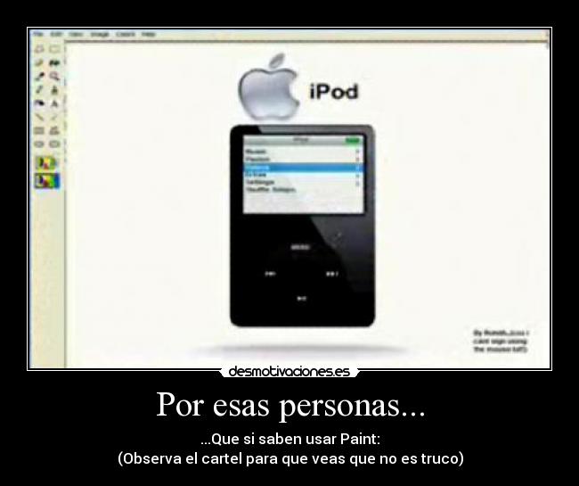 Por esas personas... -