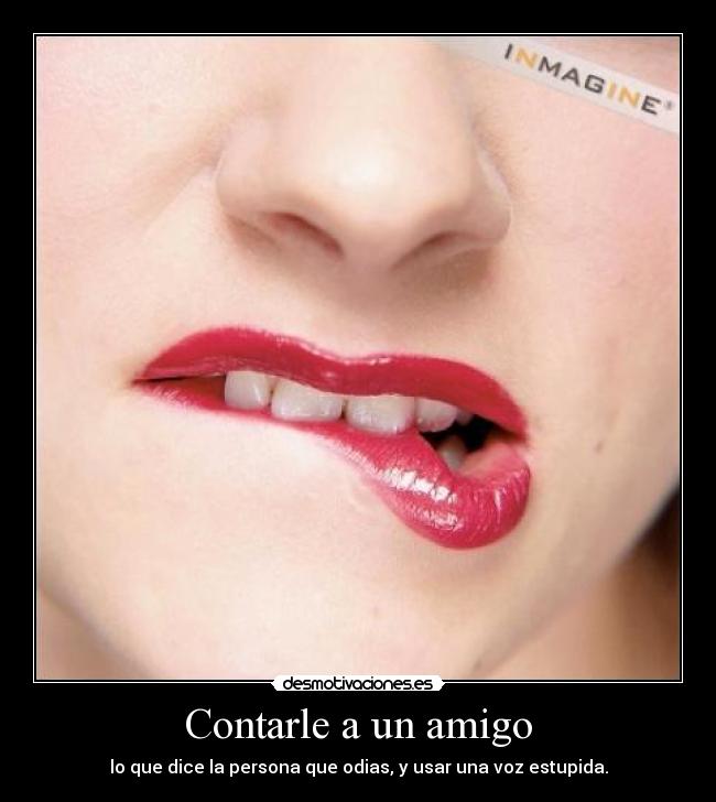 Contarle a un amigo -