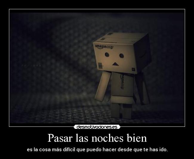 Pasar las noches bien -