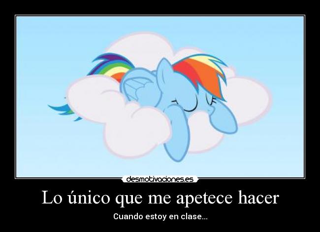 carteles rainbow dash clase nube cupcakes desmotivaciones