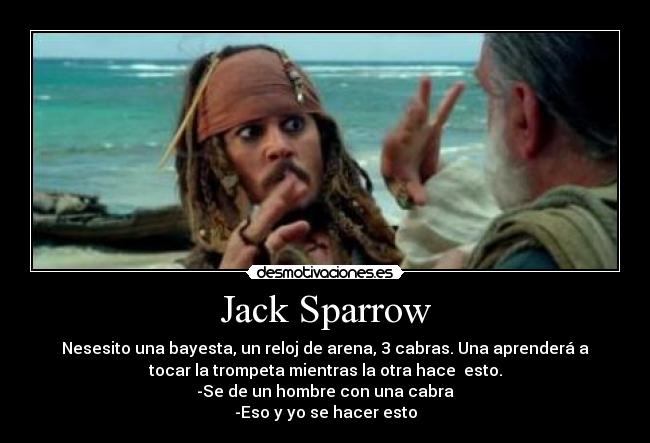 carteles jack sparrow desmotivaciones