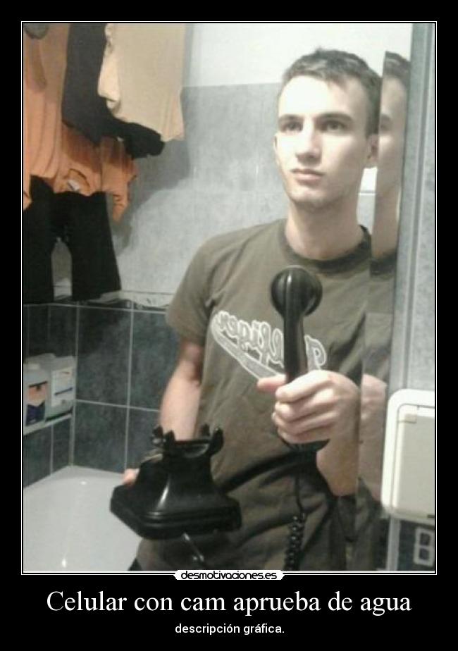 Celular con cam aprueba de agua -