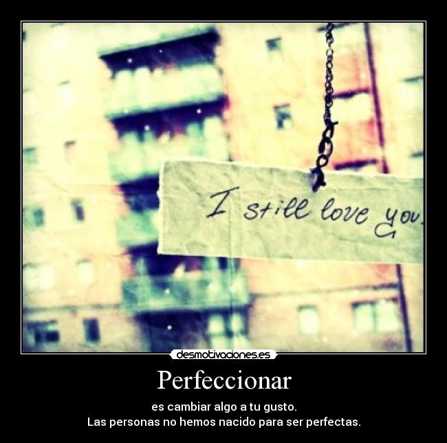 Perfeccionar -