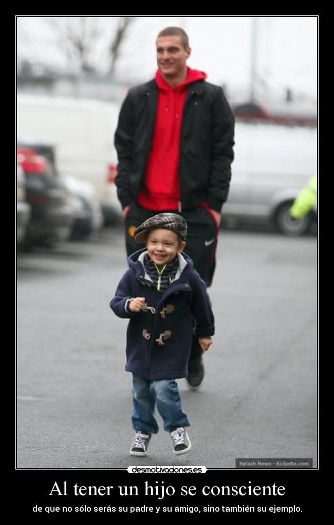 Al tener un hijo se consciente - 