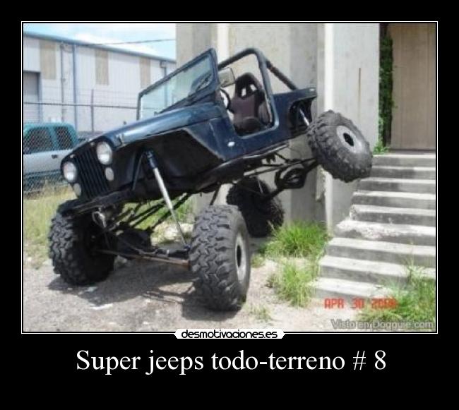 Super jeeps todo-terreno # 8 -