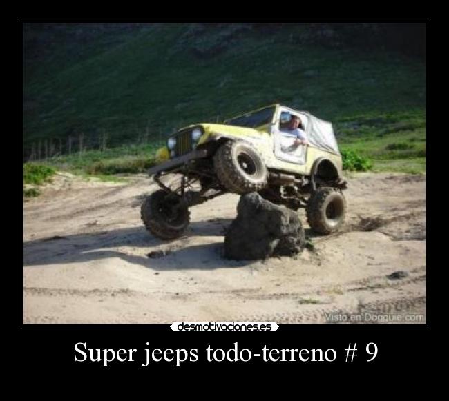 Super jeeps todo-terreno # 9 -