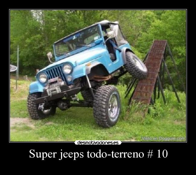 Super jeeps todo-terreno # 10 -