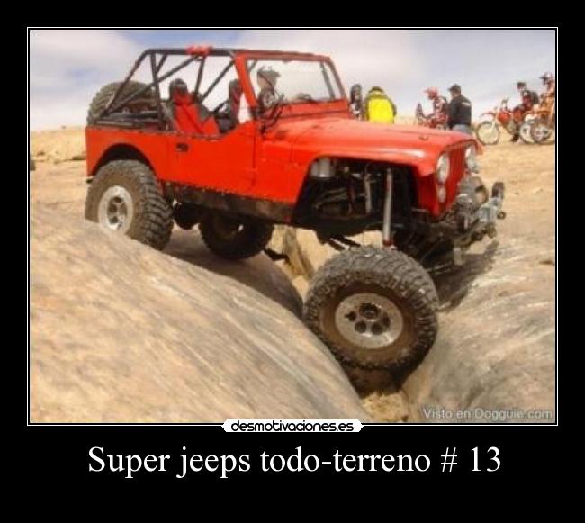 Super jeeps todo-terreno # 13 -