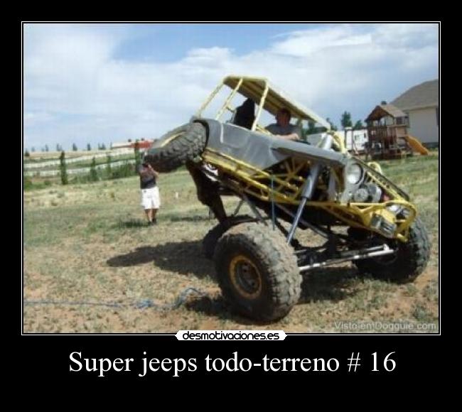 Super jeeps todo-terreno # 16 -