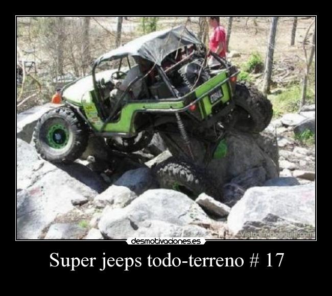 Super jeeps todo-terreno # 17 -