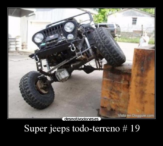 Super jeeps todo-terreno # 19 -