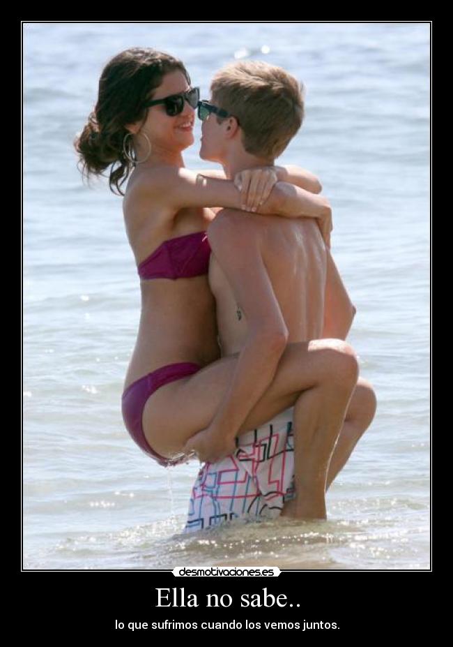 Ella no sabe.. -