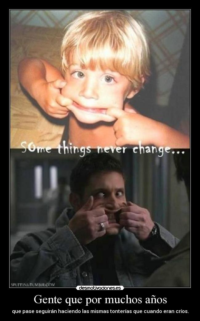 Gente que por muchos años - 