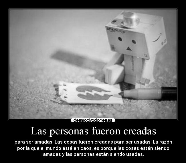 Las personas fueron creadas - 