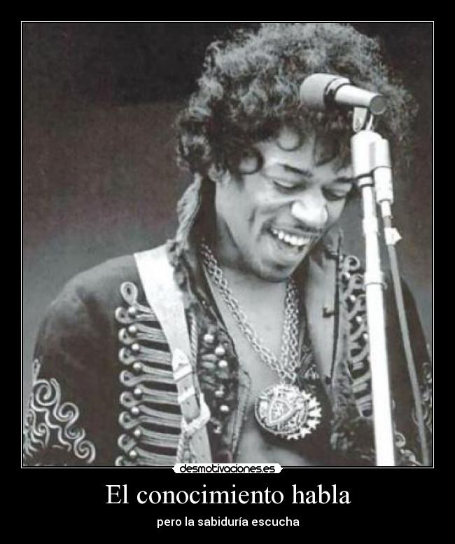 El conocimiento habla -